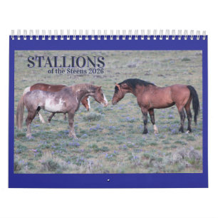 Calendrier "Étalons" Mustang Sauvage 2026