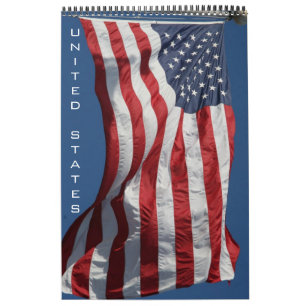 Calendrier états-unis (avec des emplacements) 2025