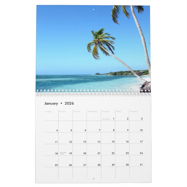 Calendrier Été tout au long de l'année, 2010 (Jan 2026)