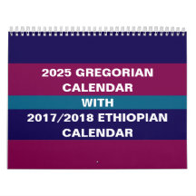 Calendrier éthiopien et grégorien 2025 Choisir le