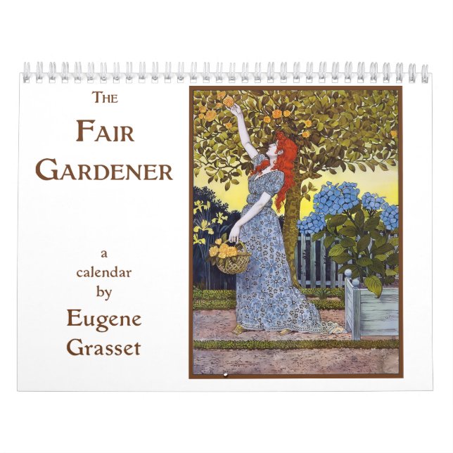 Calendrier Eugene Grasset, le jardinier équitable (Protection)