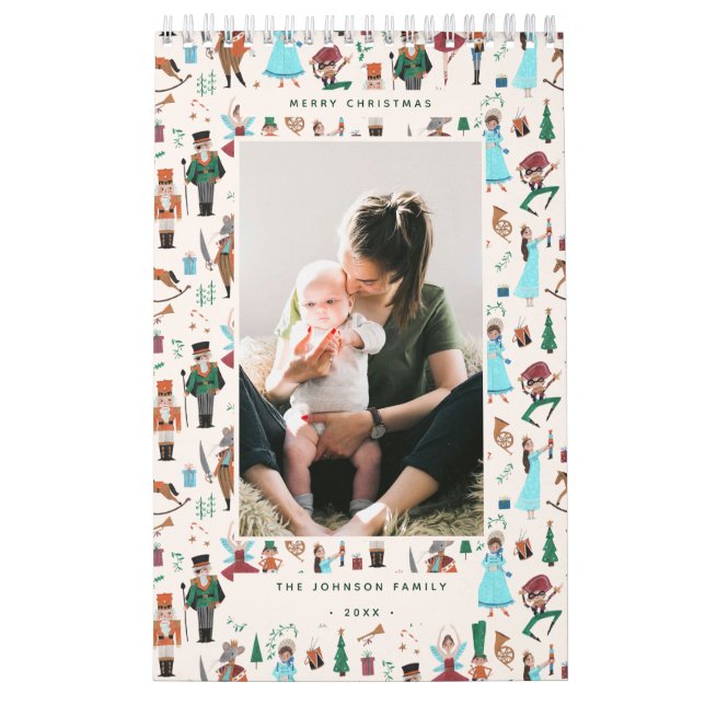 Calendrier Fa La La Christmas Nutcracker Ballet Dancer Photo (Protection)