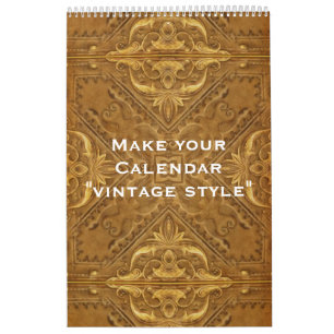 Calendrier fait sur commande "STYLE VINTAGE" + vos