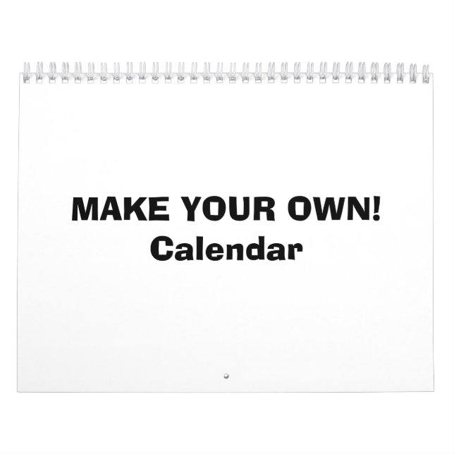 CALENDRIER - FAITES VOS PROPRES ! (Protection)