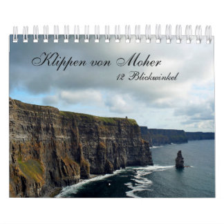 Calendrier Falaises de Moher 12 Angle de vue