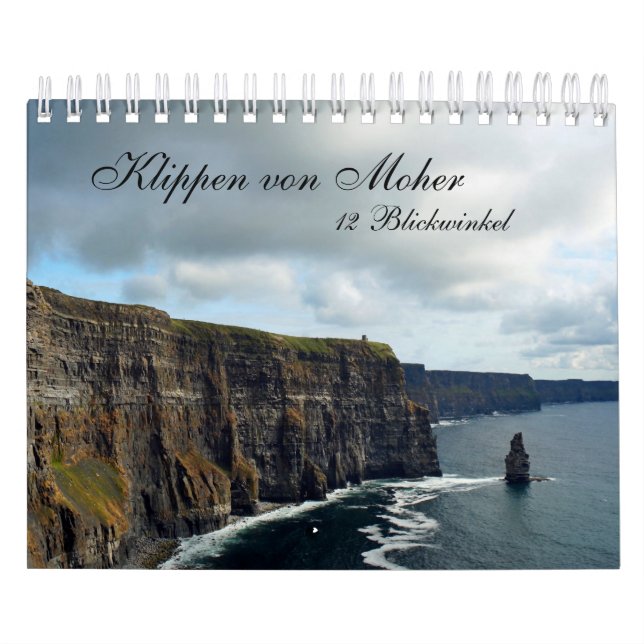 Calendrier Falaises de Moher 12 Angle de vue (Protection)