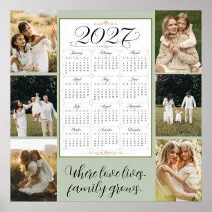 Calendrier familial 2027 Poster