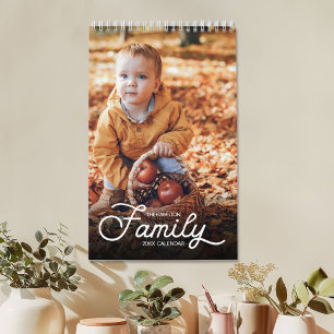 Calendrier familial personnalisé 2026