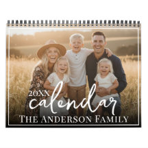 Calendrier familial personnalisé 2027 écriture mod