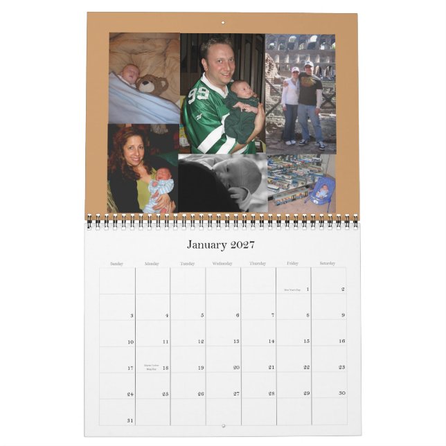 Calendrier Famille 2010 de Weiss (Jan 2027)