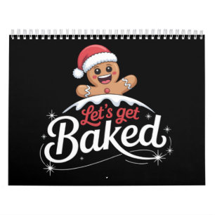 Calendrier Famille de bonhomme en pain d'épices de Noël, fais