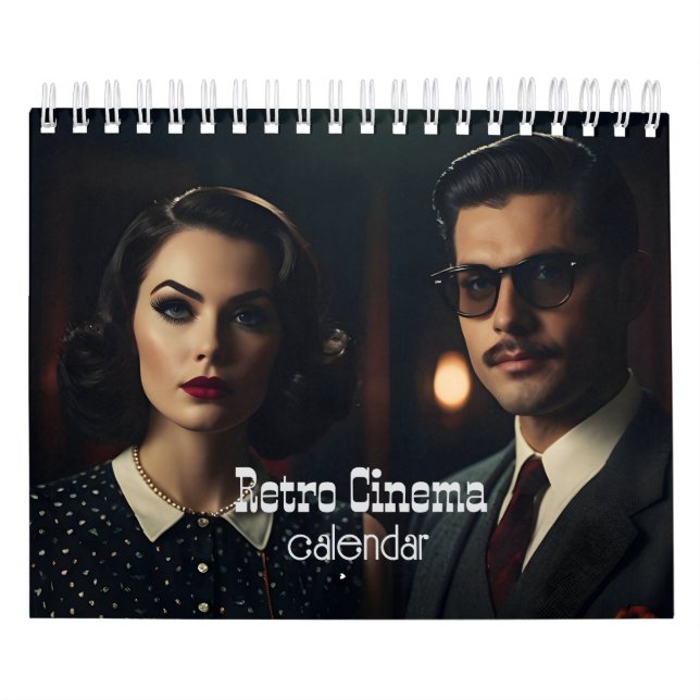 Calendrier Famille de cinéma rétro (Protection)