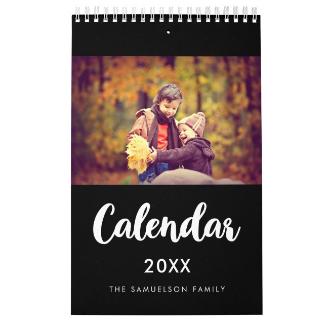 Calendrier Famille de scripts modernes 2025 (Protection)