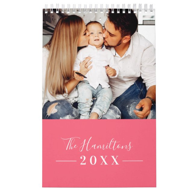 Calendrier Famille photo moderne simple 2022 (Protection)