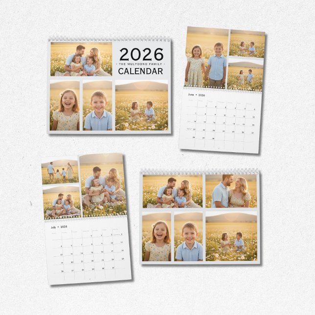 Calendrier Family Memories 2026 Photo Calendar | Cherish Ever (Créateur téléchargé)