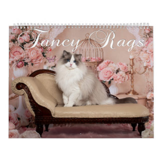 Calendrier Fancy Rags Ragdoll Cat Calendar