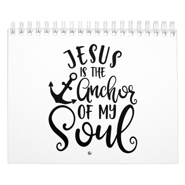 Calendrier Fanny Christian Design Jesus Est La Ancre De Mon S (Protection)