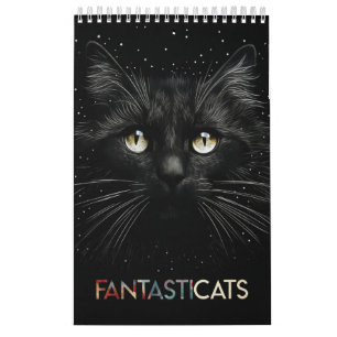 Calendrier FANTASTICATS - Portraits de chats en gros