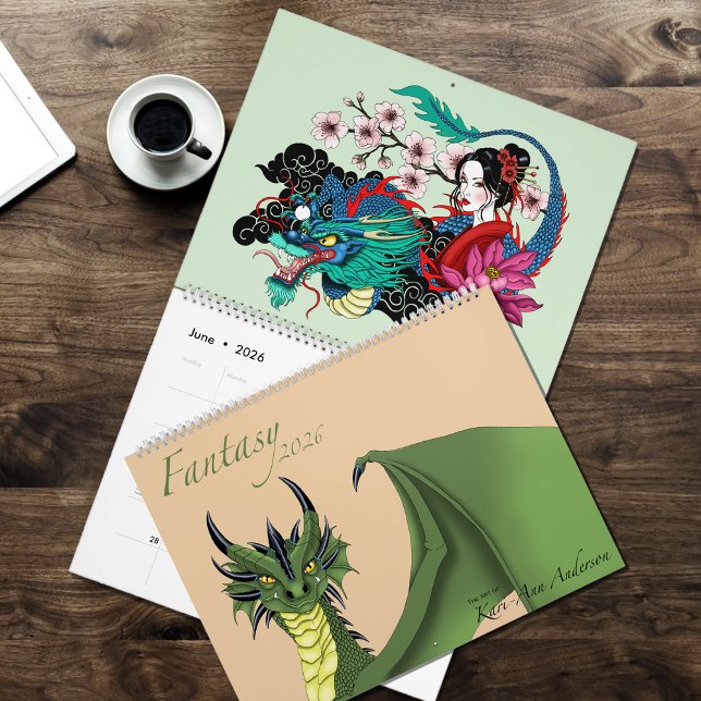 Calendrier Fantasy 2026 Calendar (Créateur téléchargé)