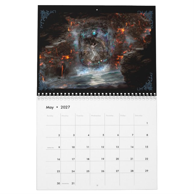 Calendrier fantasy calendar starscoldnight (Mai 2027)