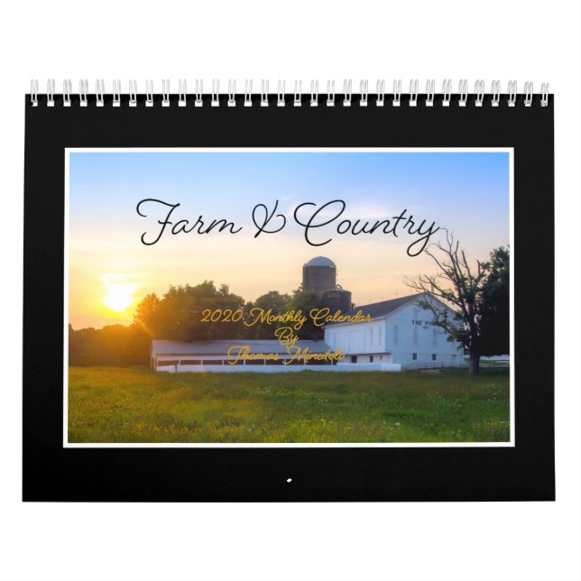 Calendrier Farm & Country 2020 Par Tom Minutolo (Protection)