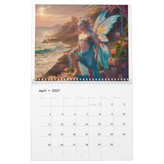 Calendrier Fées de l'océan des hommes (Apr 2027)