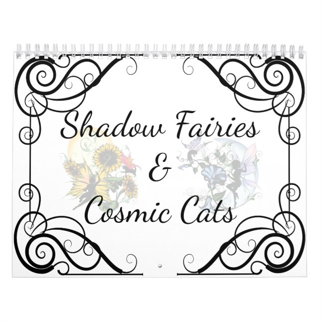 Calendrier Fées d'ombre et chats cosmiques (Protection)