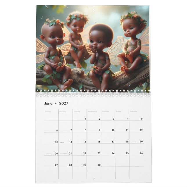 Calendrier Fées pour bébés 2024 (Jun 2027)