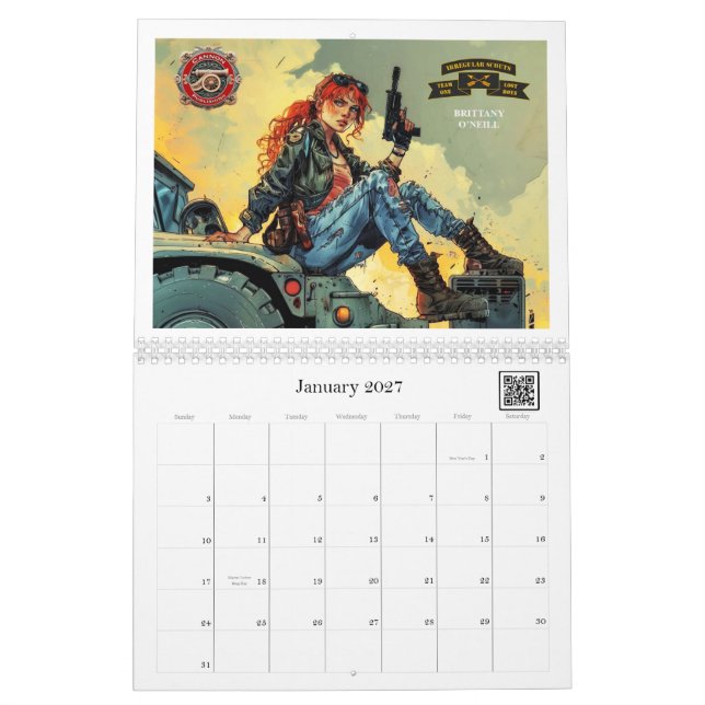 Calendrier féminin de Cannon 2025 (Jan 2027)
