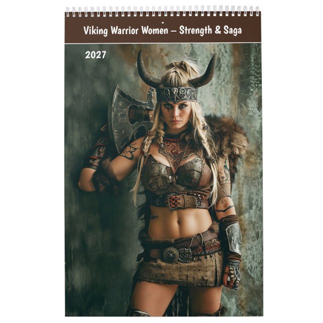 Calendrier Femmes Guerrières Viking – Force et Saga (Protection)