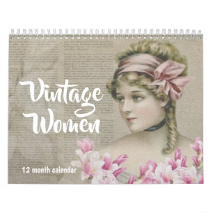 Calendrier Femmes Vintage 2027 Art