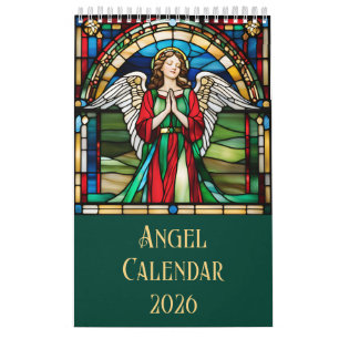 Calendrier Fenêtre Angels en verre tendu 2026 Personnalisé