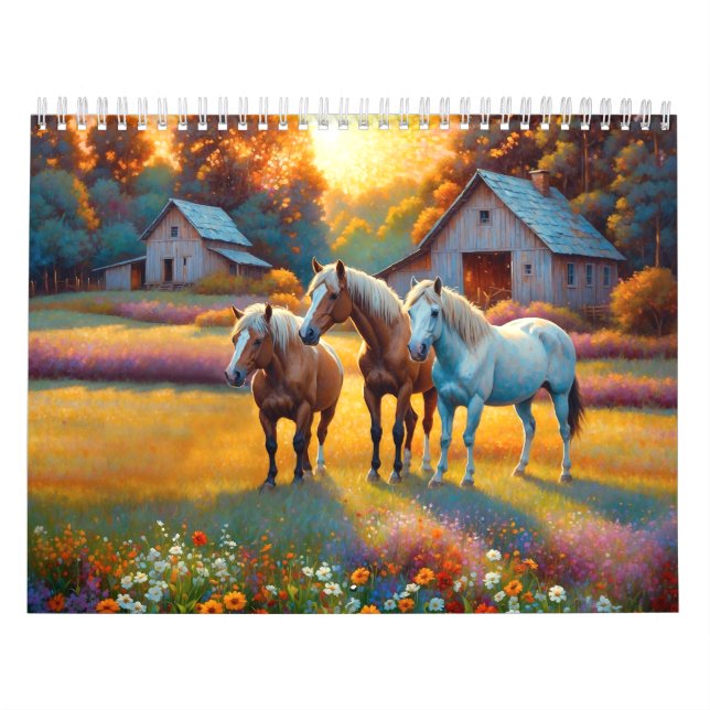 Calendrier Fermes Équestres (Protection)