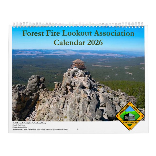 Calendrier FFLA Lookout Calendar 2026 (Protection)