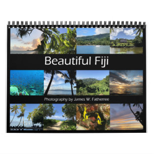 Calendrier fidjien du mur par J.W. Patrie.