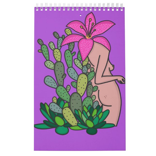 Calendrier Fille Cactus (Protection)
