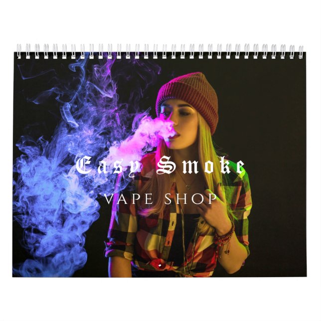 Calendrier Fille Fumer Vape Boutique (Protection)