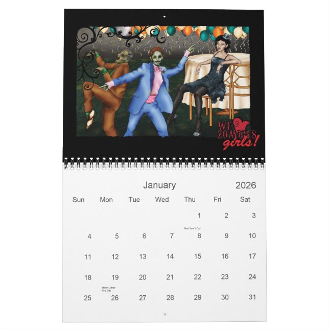 Calendrier Filles WHZ (Jan 2026)