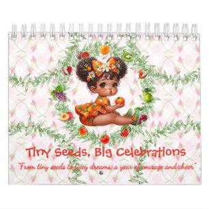 Calendrier Fillettes Fantaisistes en Robe de Fruit