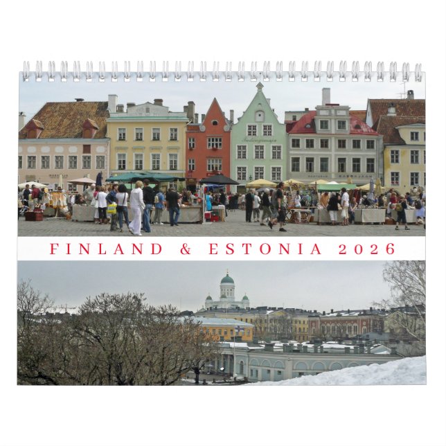 Calendrier Finlande et Estonie 2026 (Protection)