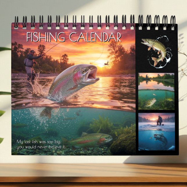 Calendrier  Fishing Calendar 2026 / Pro, Fish Photo Calendar (Fishing Calendar / Fish Photo Calendar)