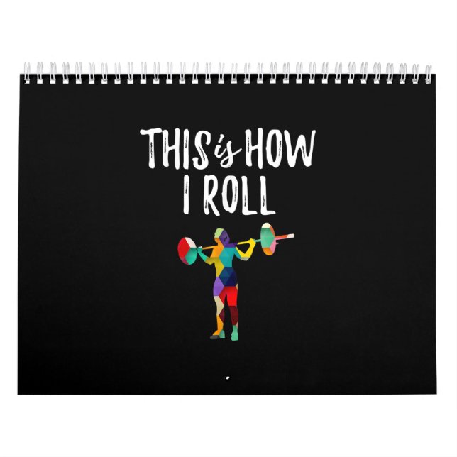 Calendrier Fitness C'est comme ça que je fais rouler la gym B (Protection)