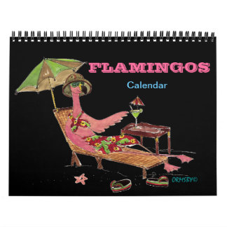Calendrier Flamants roses