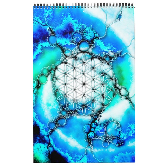 Calendrier Fleur De Vie - Façons Colorées 2 (Protection)