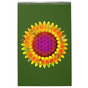 Calendrier Fleur De Vie - Fleur Géométrique 4
