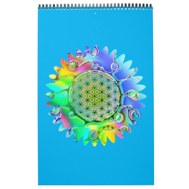 Calendrier Fleur De Vie - Fleur Géométrique 5 (Protection)