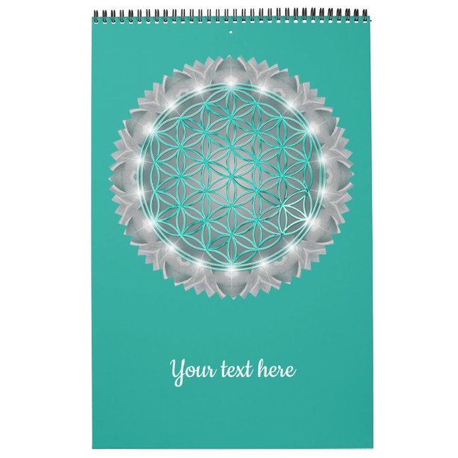 Calendrier FLEUR DE VIE - Géométrie sacrée Lumière 2 (Protection)