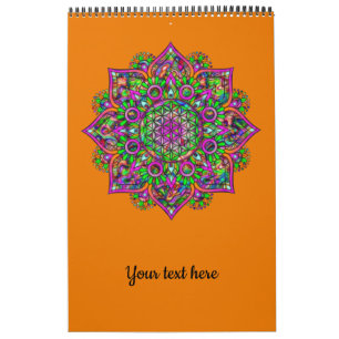 Calendrier Fleur De Vie - Indien Mandala 1