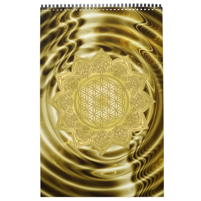 Calendrier Fleur De Vie - Indien Mandala 4 (Protection)