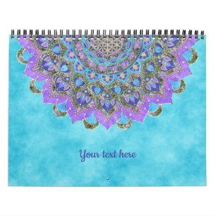 Calendrier Fleur De Vie - Mandala India Style 2